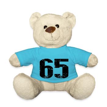 65 Number Jersey - Teddy Bear - atoll blue - Front