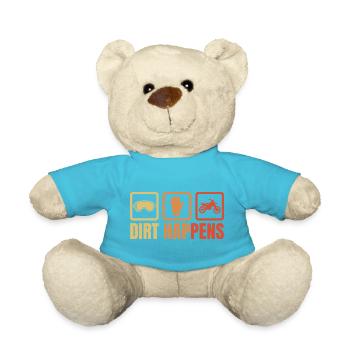 You get dirty - Teddy Bear - atoll blue - Front
