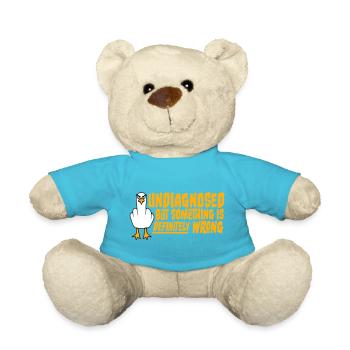 Undiagnosed But Something Is Definitely Wrong Seagull - Teddy Bear - atoll blue - Front