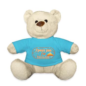 J'peux pas j'ai Escalade - Nounours - bleu outremer - Devant