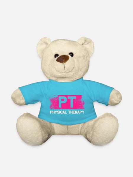 Thysical therapy PT Physiotherapie Physiotherapeut - Teddy - Atollblau