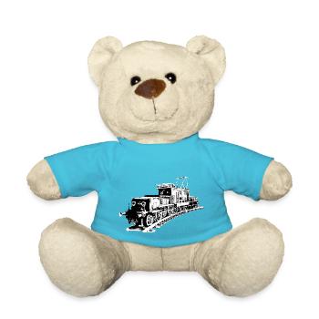 Locomotive (crocodile) - Nounours - bleu outremer - Devant