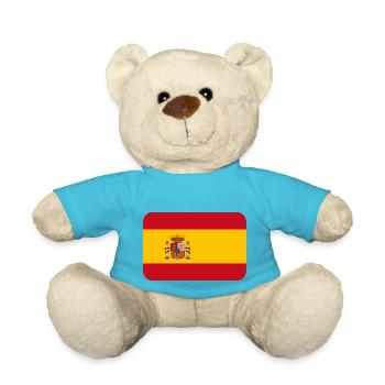 SPAIN FLAG round corner 400 dpi - Nounours - bleu outremer - Devant