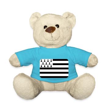 BRETAGNE FLAG round corner 400 dpi - Nounours - bleu outremer - Devant