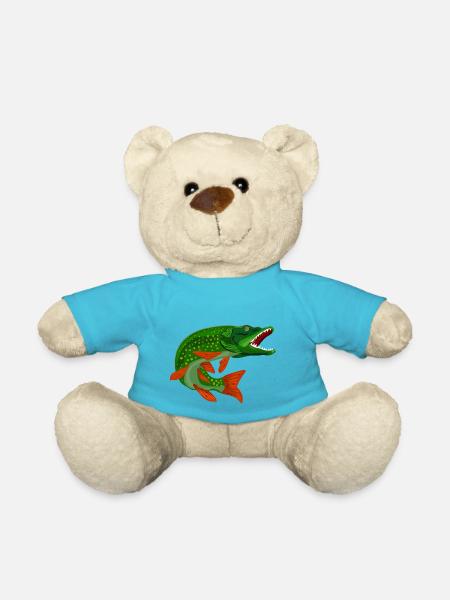 Brochet, brochet - Nounours - bleu outremer