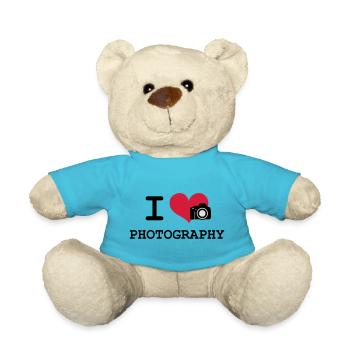 I Love Photography - Nounours - bleu outremer - Devant