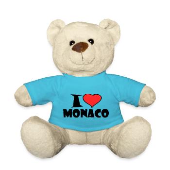 I Love Monaco - Nounours - bleu outremer - Devant