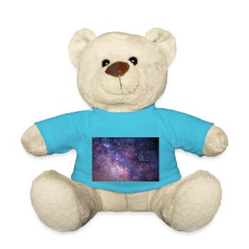 space - Teddy Bear - atoll blue - Front