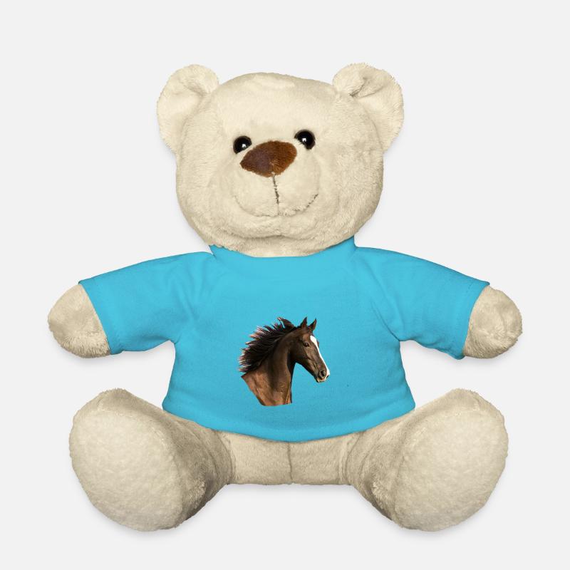 Pferdekopf - Teddy - Atollblau