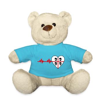 4 Mori Maskierte Puls - Teddy - Atollblau - Vorne