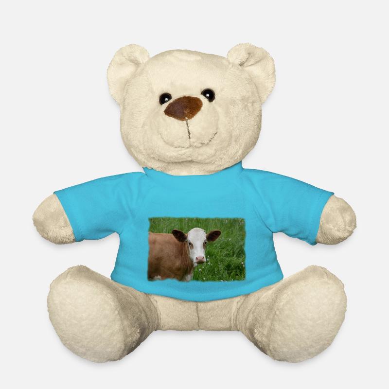La vache - Nounours - bleu outremer