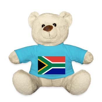 South Africa flag - Teddy - Atollblau - Vorne