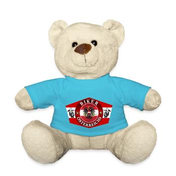 Biker of Austria - Motorcyclist LHzG NEW 2021 - Teddy Bear - atoll blue - Front