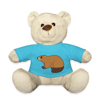 marmot - Teddy Bear - atoll blue - Front