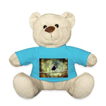 Le merle noir - Nounours - bleu outremer - Devant