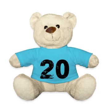20 - Teddy Bear - atoll blue - Front