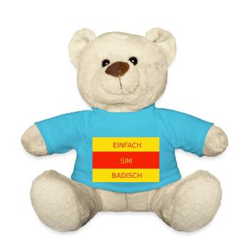 Einfach Sim Badisch - Teddy - Atollblau - Vorne