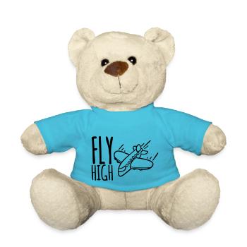 Fly High - Pilotes d’idées cadeaux de vol d’avion - Nounours - bleu outremer - Devant