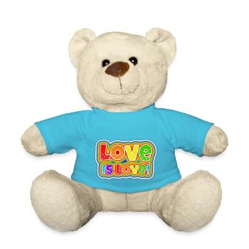 Love is love - Teddy - Atollblau - Vorne