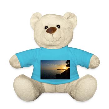 Sunset - Teddy Bear - atoll blue - Front