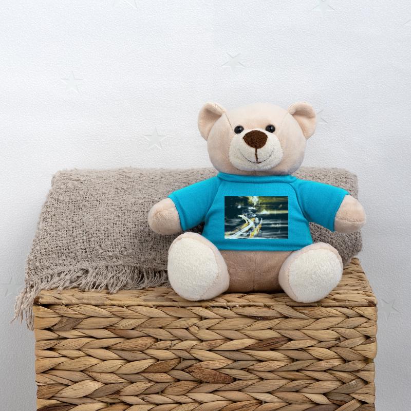 Abstract lights black and yellow Teddy Bear