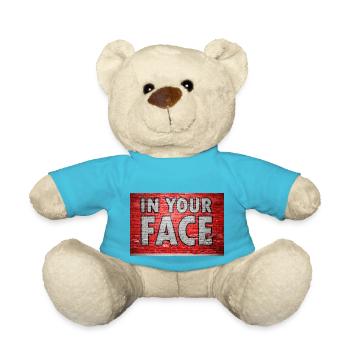 In Your Face Graffiti - Teddy - Atollblau - Vorne