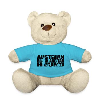 AUSTRIAN BLACK AND TAN HOUND Jagdhunde Wilsigns - Teddy - Atollblau - Vorne