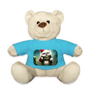 Christmas Gnome - Teddy - Atollblau - Vorne