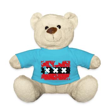 Amsterdam Vintage - Teddy Bear - atoll blue - Front
