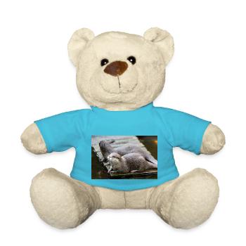 Asiatischer Kleinkrallenotter Zwergotter - Teddy - Atollblau - Vorne