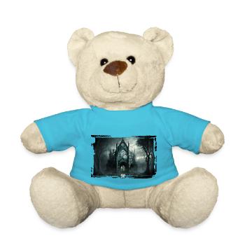 Château dans la nuit - style gothique - Nounours - bleu outremer - Devant