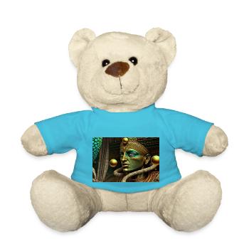 god by daniel costa - Teddy Bear - atoll blue - Front