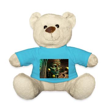 god by daniel costa 5 - Teddy Bear - atoll blue - Front