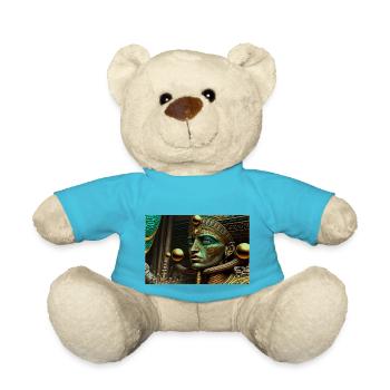 demi god by daniel costa 6 - Teddy Bear - atoll blue - Front