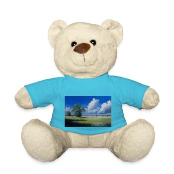 Enchanted nature - Teddy Bear - atoll blue - Front