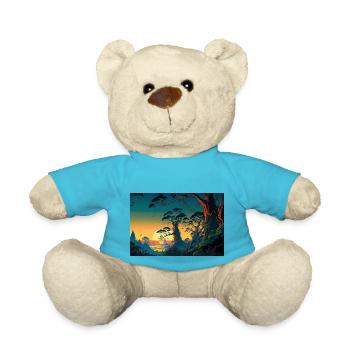 Verzauberte Natur - Teddy - Atollblau - Vorne