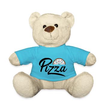 Pizza - Teddy Bear - atoll blue - Front