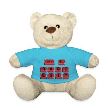 Rage quit - Teddy - Atollblau - Vorne