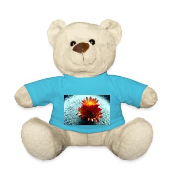 Blühender Kaktus - Teddy - Atollblau - Vorne