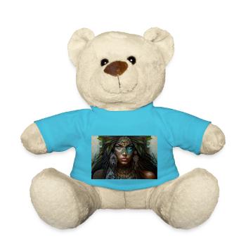 Neo Indian Voodoo Gift - Teddy Bear - atoll blue - Front