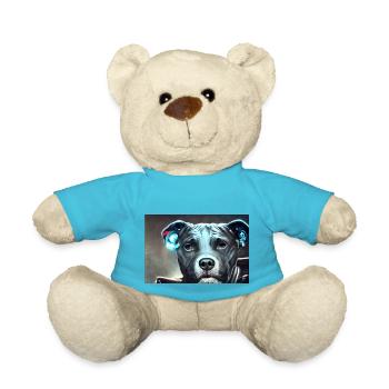 Sci-Fi Pitbull - Teddy - Atollblau - Vorne