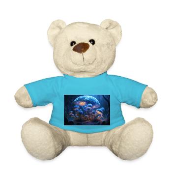 Ville champignon - Nounours - bleu outremer - Devant