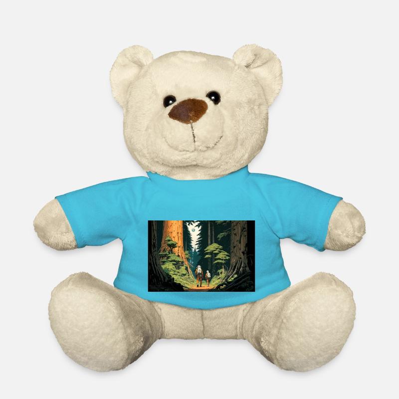 Interstelar in the woods - Teddy Bear - atoll blue