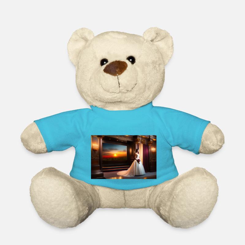 Prinzessin - Teddy - Atollblau