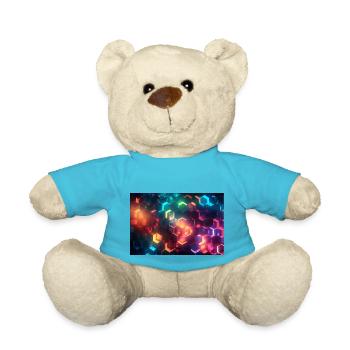 surreal epic fractal hexagons 3 - Teddy - Atollblau - Vorne