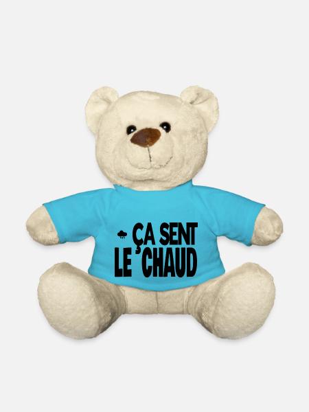 ça sent le chaud - Nounours - bleu outremer
