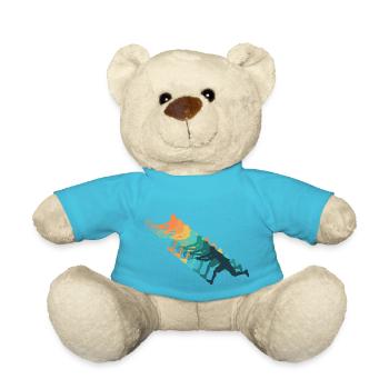 Retro-Tennis - Teddy - Atollblau - Vorne