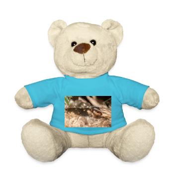 dwarf mongoose (in german Zwergmangusten) Helogale - Teddy Bear - atoll blue - Front