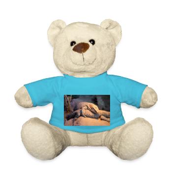 Mexican beaded lizard (Skorpion-Krustenechse) - Teddy Bear - atoll blue - Front