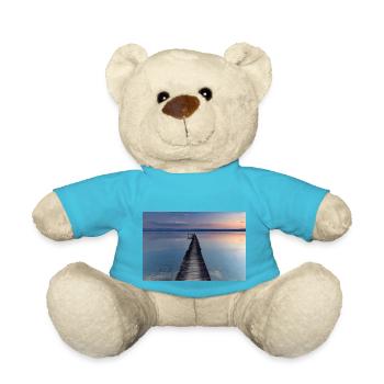 Evening atmosphere at Lake Ammersee - Teddy Bear - atoll blue - Front